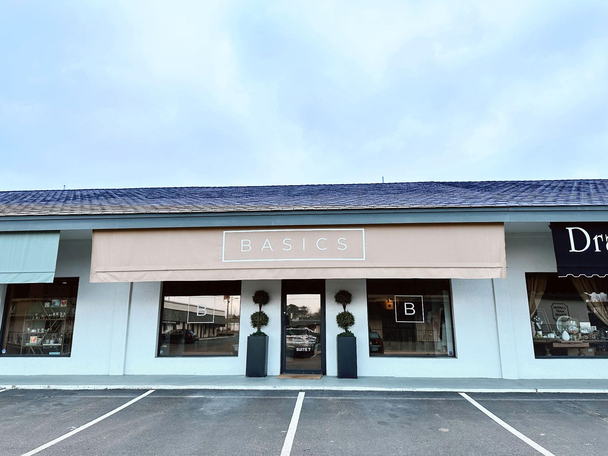 exterior of basics in jackson, ms