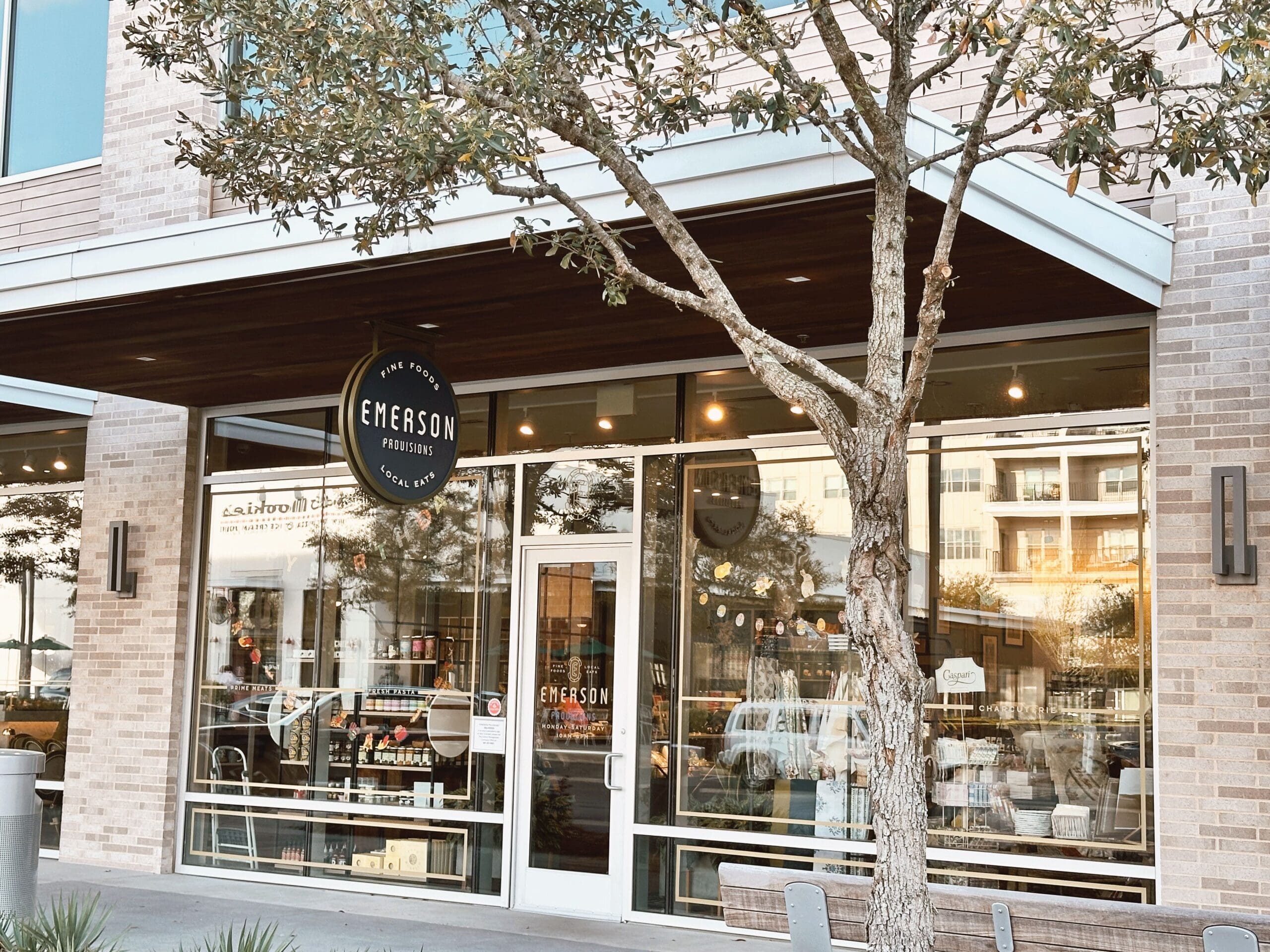 exterior of emerson provisions at the district at eastover