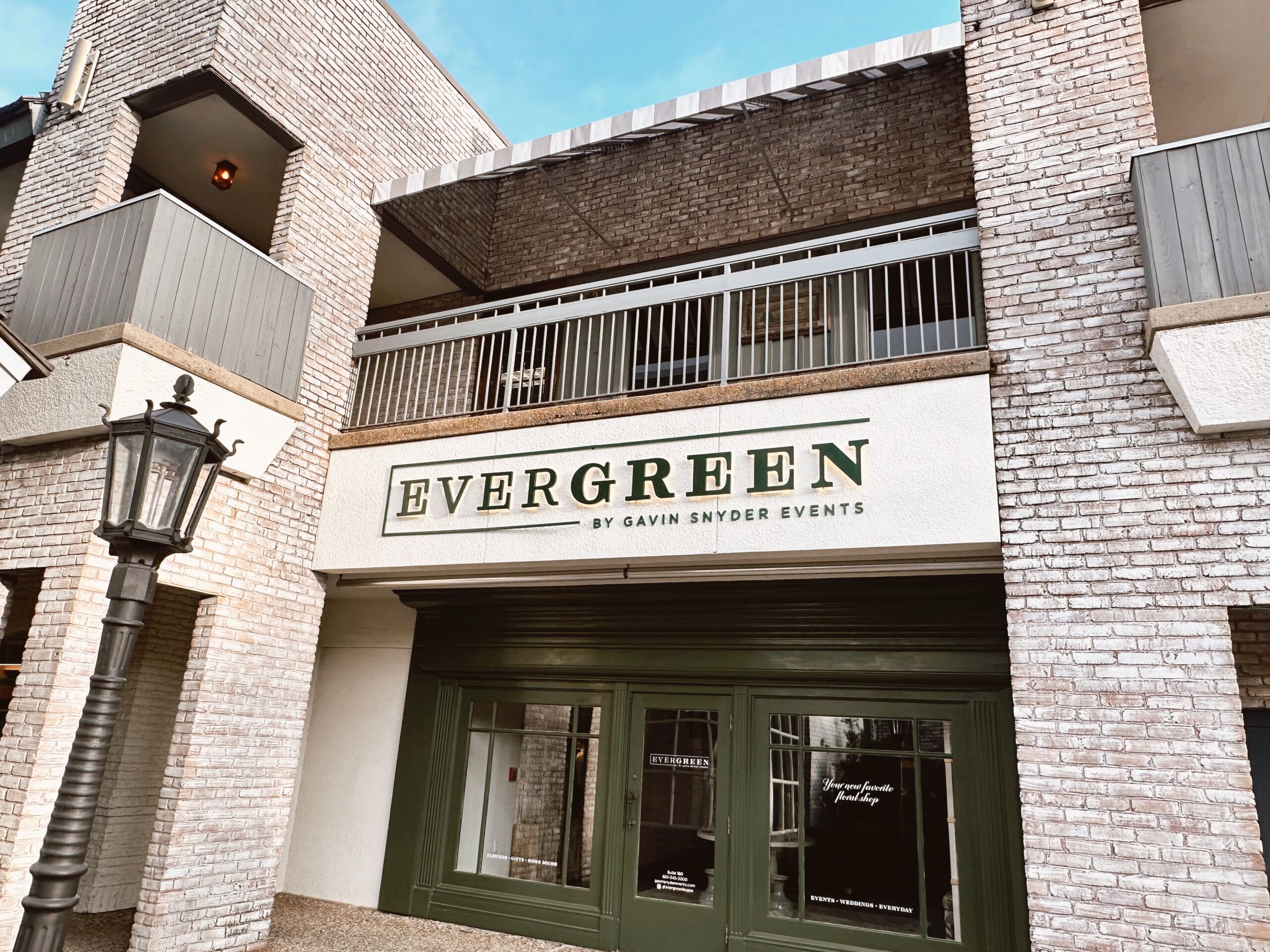 exterior of evergreen by gavin snyder events in jackson, ms