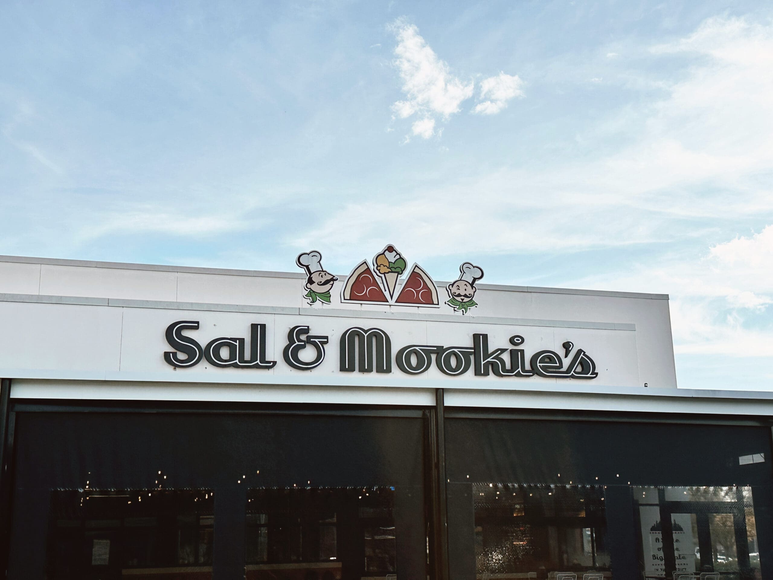 exterior of Sal & Mookie's at the District at Eastover in Jackson, Ms