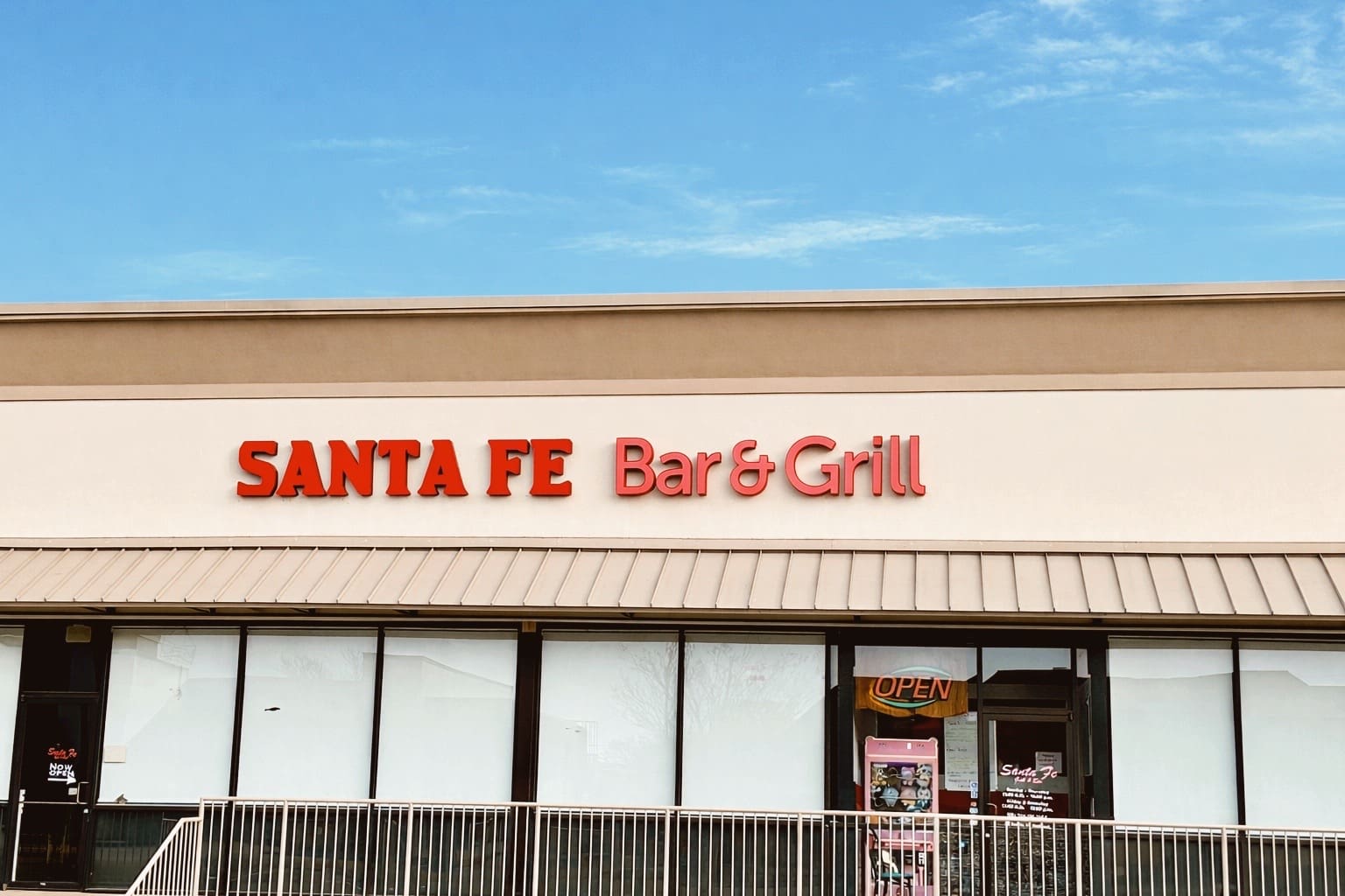 exterior of santa fe bar and grill
