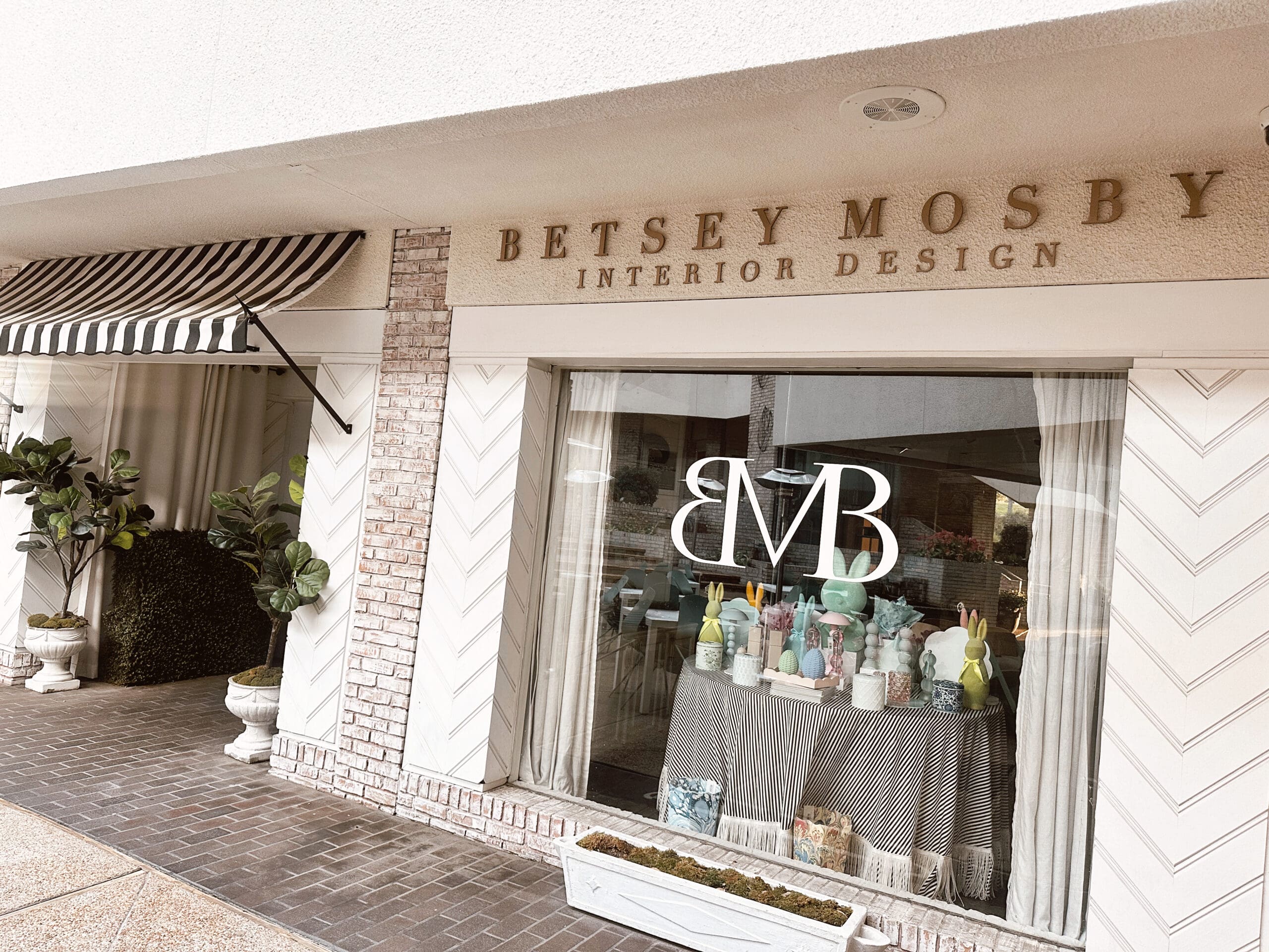 exterior of betsey mosby's interior design studio